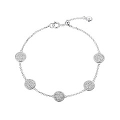 Brazalete en latón con Zircón (Juwelo Style)
