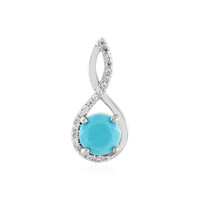 Colgante en plata con Turquesa