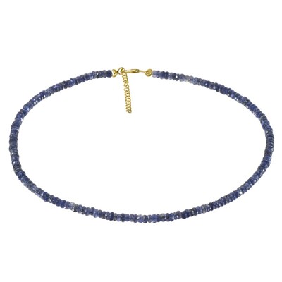 Collar en plata con Iolita
