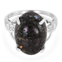 Anillo en plata con Ópalo leopardo