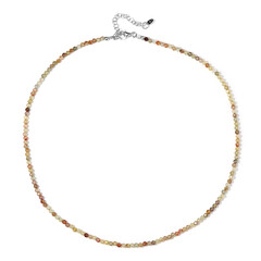 Collar en plata con Zircón amarillo canario