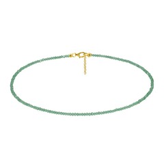 Collar en plata con Ónix verde