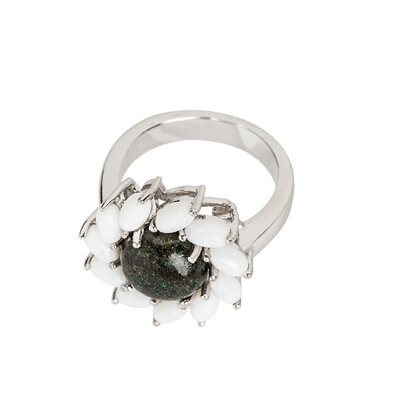 Anillo en plata con Ópalo matrix