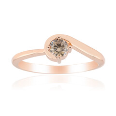 Anillo en oro con Diamante rosa de Francia de Argyle VS1