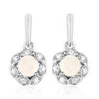 Pendientes en plata con Ópalo de Welo
