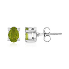 Pendientes en plata con Peridoto