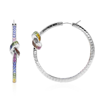 Pendientes en oro con Zafiro azul (Estée Collection)