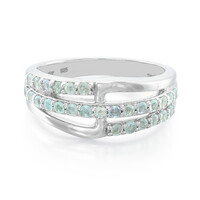 Anillo en plata con Turmalina Paraíba
