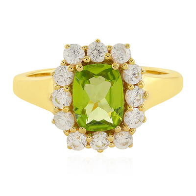 Anillo en plata con Peridoto