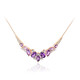 Collar en plata con Amatista de Zambia