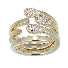 Anillo en plata con Topacio blanco (Adela Silber)