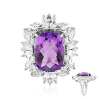 Anillo en plata con Amatista