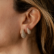 Pendientes en plata con Zircón (M de Luca)