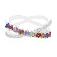 Anillo en plata con Zafiro