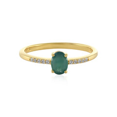 Anillo en plata con Grandidierita