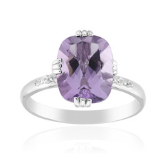 Anillo en plata con Amatista Rosa de Francia