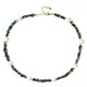 Collar en plata con Esmeralda de Zambia (Riya)