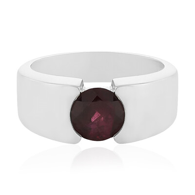 Anillo en plata con Rodolita