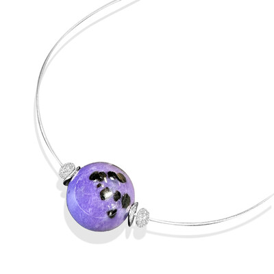 Collar en plata con Charoita
