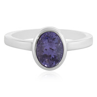 Anillo en plata con Tanzanita