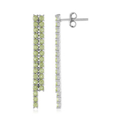 Pendientes en plata con Peridoto