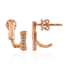 Pendientes en oro con Diamante rosa de Francia de Argyle SI1