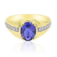 Anillo en oro con Tanzanita AAA (Adela Gold)