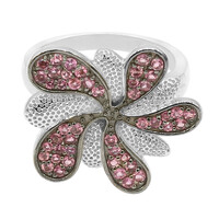 Anillo en plata con Turmalina rosa