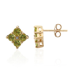 Pendientes en plata con Peridoto de Birmania