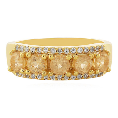 Anillo en plata con Granate imperial