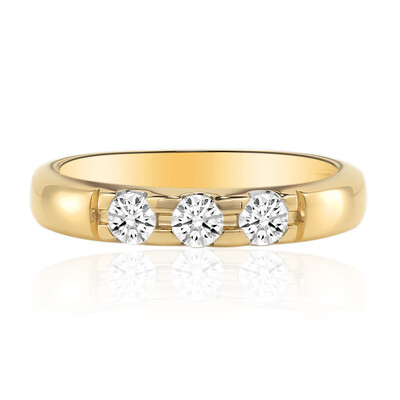 Anillo en oro con Diamante IF (D) (Annette)