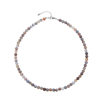 Collar en plata con Ágata de Botsuana