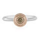 Anillo en oro con Diamante champán SI2