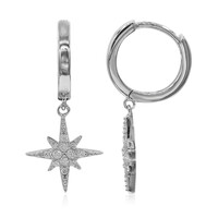 Pendientes en plata con Zircón