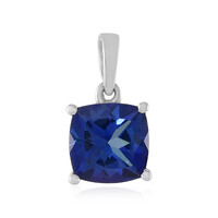 Colgante en plata con Topacio azul royal
