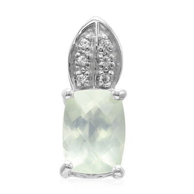 Colgante en plata con Prehnita