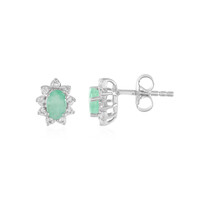 Pendientes en plata con Esmeralda de Socoto