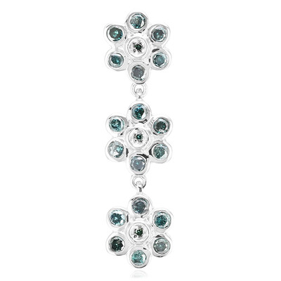 Colgante en plata con Diamante fantasía