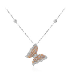 Collar en oro con Diamante rosa I1 (CIRARI)