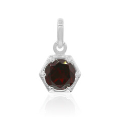 Colgante en plata con Granate de Mozambique