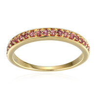 Anillo en plata con Rodolita