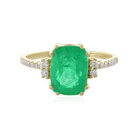 Anillo en oro con Esmeralda de Etiopía (AMAYANI)