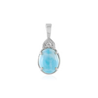 Colgante en plata con Larimar