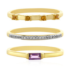 Anillo en plata con Amatista