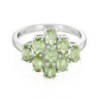 Anillo en plata con Turmalina Paraíba