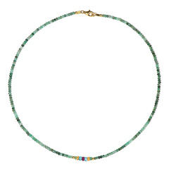 Collar en plata con Esmeralda de Socoto