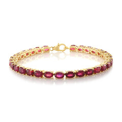 Brazalete en plata con Rubí de Madagascar