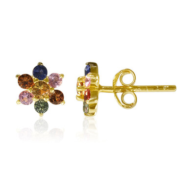 Pendientes en plata con Zafiro amarillo