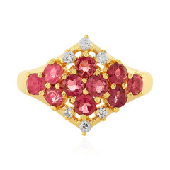 Anillo en plata con Turmalina rosa