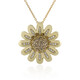 Collar en oro con Diamante champán I2 (de Melo)